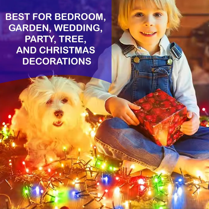 Battery Operated Fairy Lights with Timer Christmas Tree Indooroutdoor Xmas Decor