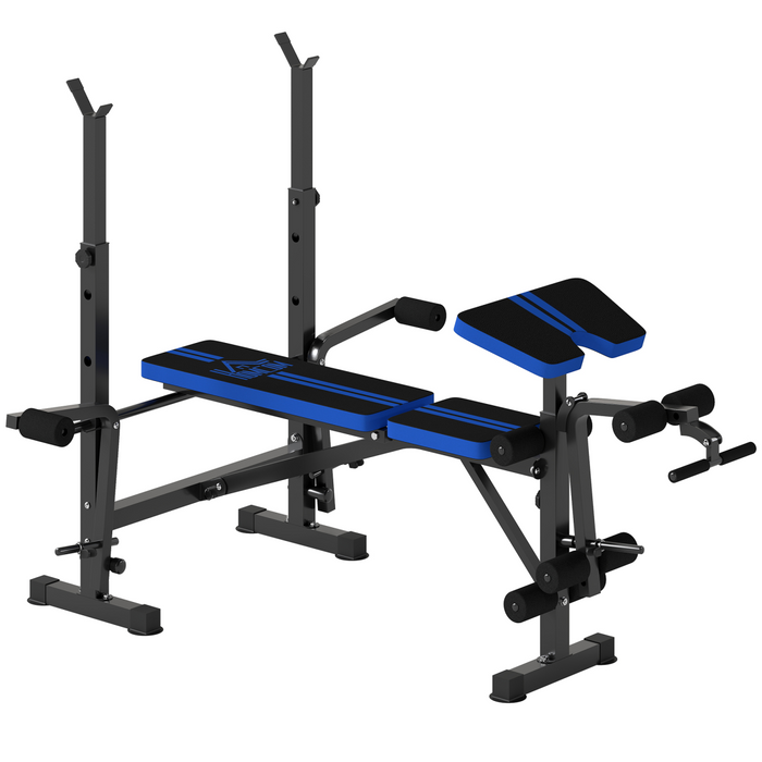 Multifunction Weight Bench – Full Body Workout with Squat Rack & Leg Extension - Samanta Factory