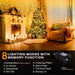 400 LED Icicle Lights 17M Super Bright Christmas Snowing Effect Outdoor Light UK