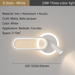 Bedside Lamp Modern Simple Creative Living Room Background Wall Stairwell Wall Lamp Nordic Network Red Corridor Wall Light - Samanta Factory