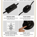Contemporary LED Floor Lamp – Touch Control with Plated Metal Design - Samanta Factory