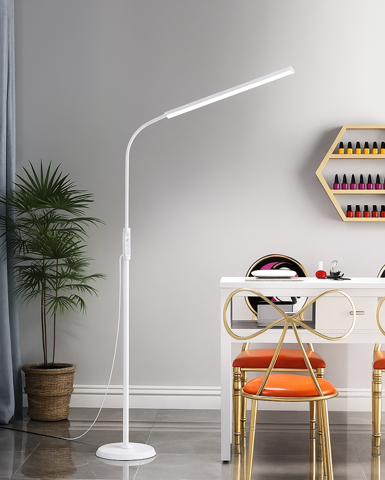 Modern Adjustable LED Floor Lamp – Remote Control with Dimmable Brightness & Color Temperature - Samanta Factory