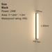 Outdoor Wall Lamp – Waterproof LED Strip Light for Garden & Balcony - Samanta Factory