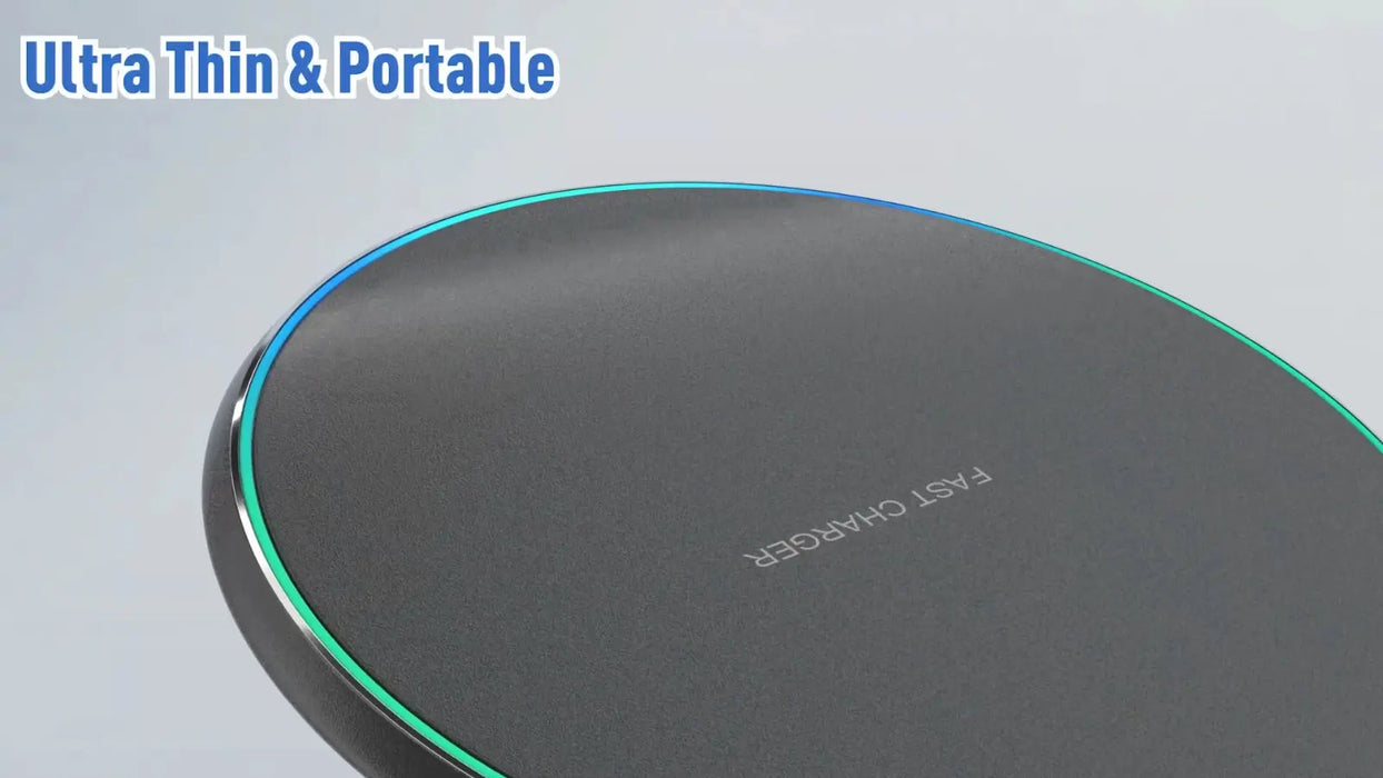 Fast Wireless Charger Charging Pad for Apple Iphone 15 & Samsung