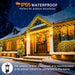 400 LED Icicle Lights 17M Super Bright Christmas Snowing Effect Outdoor Light UK
