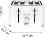 4-Slice Toaster – Extra-Wide Slots & Adjustable Browning for Perfect Toast - Samanta Factory