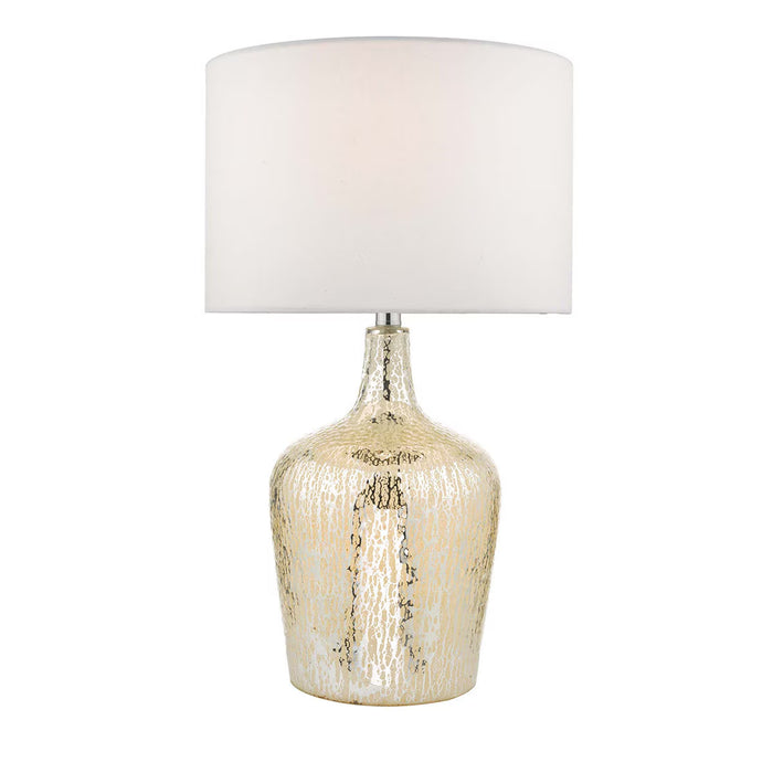 Lolek Silver Glass Dual Light Table Lamp