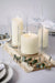 12 X IVORY PILLAR CANDLES 40 X 60 MM WEDDING CHRISTMAS EVENTS CHURCH HOME DECOR