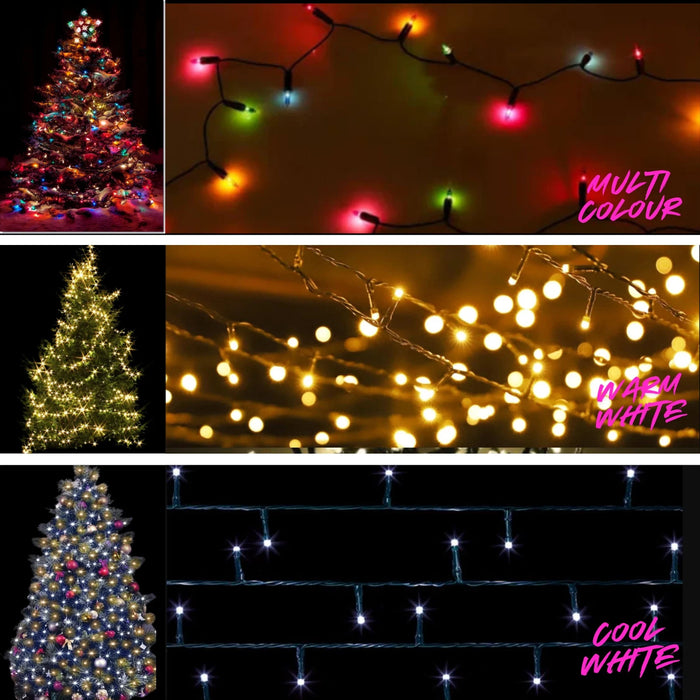 Battery Operated Fairy Lights with Timer Christmas Tree Indooroutdoor Xmas Decor