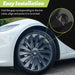 4PCS Wheel Cover Design For Tesla Model 3 Highland 2023-2025 18 Inch Right＆Left Hubcaps Storm Style Wheel Cover Accessories - Samanta Factory