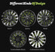 4PCS Wheel Cover Design For Tesla Model 3 Highland 2023-2025 18 Inch Right＆Left Hubcaps Storm Style Wheel Cover Accessories - Samanta Factory