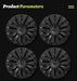 4PCS Design for TESLA Model Y 2020-2024 Vehicle Full Coverage Storm Wheel Cover Cap 19 Inches Wheel Hubcap Automobile Accessorie - Samanta Factory