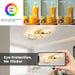Modern Ceiling Light – 36W Gold Surface-Mounted Fixture with Warm White LED - Samanta Factory