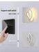 LED Wall Light – Magnolia Petal Design with Warm White Glow - Samanta Factory