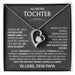 Heart Knot Pendant Necklace – Sparkling Zircon Gift for Daughters SF