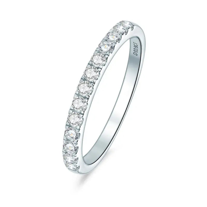 Moissanite Engagement Ring – 2.0ct Round Center Stone SF