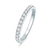 Moissanite Engagement Ring – 2.0ct Round Center Stone SF