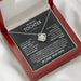 Heart Knot Pendant Necklace – Sparkling Zircon Gift for Daughters SF