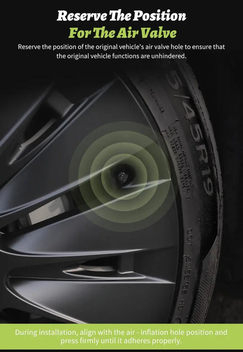4PCS Design for TESLA Model Y 2020-2024 Vehicle Full Coverage Storm Wheel Cover Cap 19 Inches Wheel Hubcap Automobile Accessorie - Samanta Factory