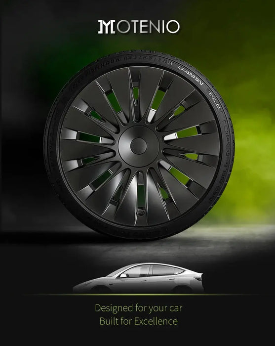 4PCS Design for TESLA Model Y 2020-2024 Vehicle Full Coverage Storm Wheel Cover Cap 19 Inches Wheel Hubcap Automobile Accessorie - Samanta Factory