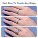 Moissanite Engagement Ring – 2.0ct Round Center Stone SF