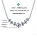 Moissanite Pendant Necklace – D-Color 1.7ct Oval Sparkle SF