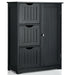 1-Door Freestanding Bathroom Cabinet with 3 Drawers