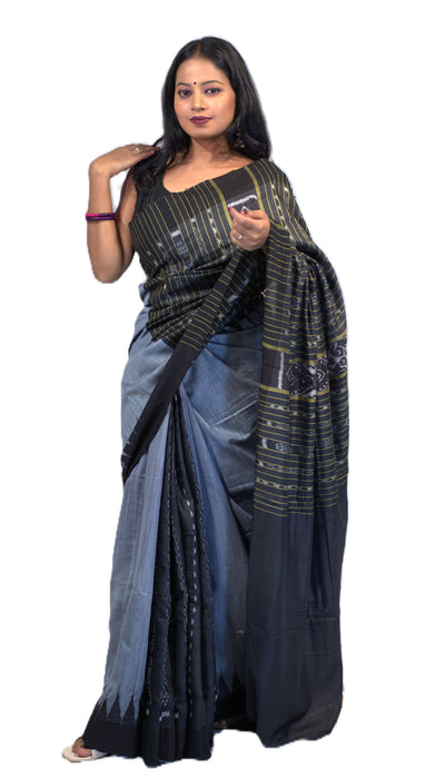 Tussar Silk Saree – Premium Kosa Silk with Ethnic Madhubani & Pattachitra Patterns - Samanta Factory