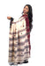 Kotpad Saree – Natural Color with Contrasting Tribal Motif Border - Samanta Factory