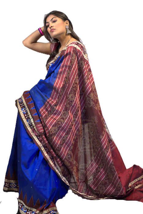 Sambalpuri Saree – Handwoven Ikat with Traditional Odia Motifs - Samanta Factory