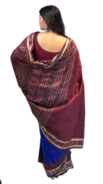 Sambalpuri Saree – Handwoven Ikat with Traditional Odia Motifs - Samanta Factory