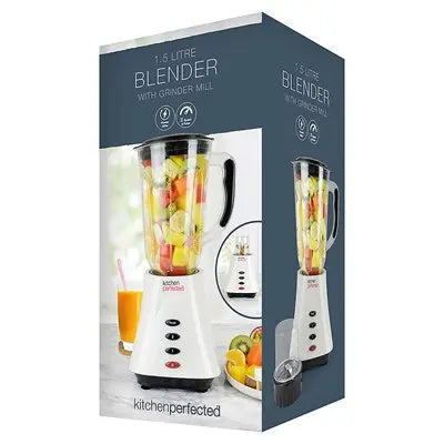 Electric Blender with Grinder – 2 Speed Settings & Stainless Steel Blades - Samanta Factory