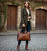 Retro Tote Handbag – Large Capacity PU Leather Satchel SF