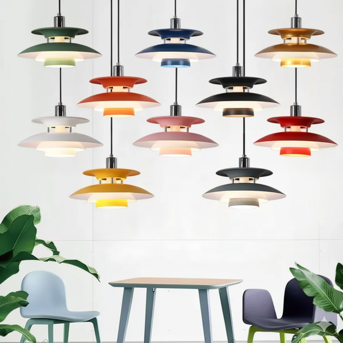 Modern UFO LED Pendant Light for Bedroom and Living Room – Contemporary E27 Ceiling Lamp