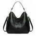 Luxury Faux Leather Hobo Handbag – Large Designer Women’s Tote Shoulder & Crossbody Bag SF