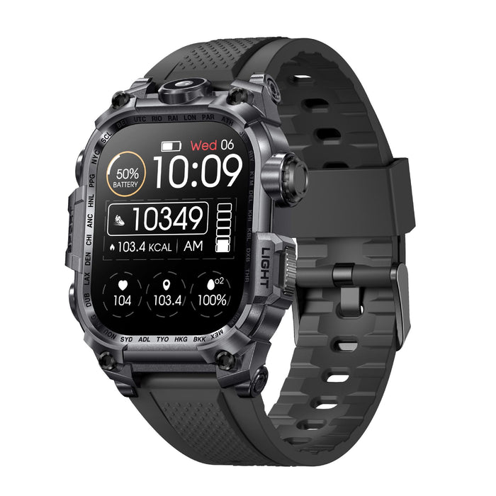 Sports Smart Watch – 2.01" HD Analog Display with Heart Rate & Blood Pressure Monitoring - Samanta Factory