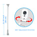Universal Baby Monitor Camera Holder – Adjustable Long Arm Mount for Crib or Bed - Samanta Factory