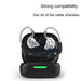 Bluetooth 5.2 wireless in-ear earphones with LED light and Type-C charging