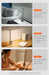 Rechargeable Folding Desk Lamp – Smart Full-Spectrum LED with Auto Dimming - Samanta Factory