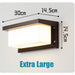 Extra Large LED Outdoor Wall Light – Waterproof IP65 with Radar Motion Sensor, 18W/40W Aluminum Lamp - Samanta Factory