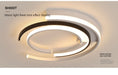 Modern Black LED Ceiling Light – Metal & Acrylic Surface-Mounted Fixture - Samanta Factory