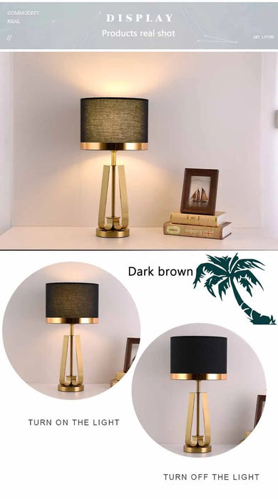 Postmodern Table Lamp – Nordic Design for Bedroom, Living Room & Study - Samanta Factory