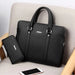 Men’s Laptop Briefcase – Double-Layer Business Shoulder Bag SF