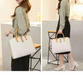 Leather Laptop Briefcase – Stylish Multi-Use Work Bag for Women SF