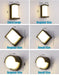Extra Large LED Outdoor Wall Light – Waterproof IP65 with Radar Motion Sensor, 18W/40W Aluminum Lamp - Samanta Factory
