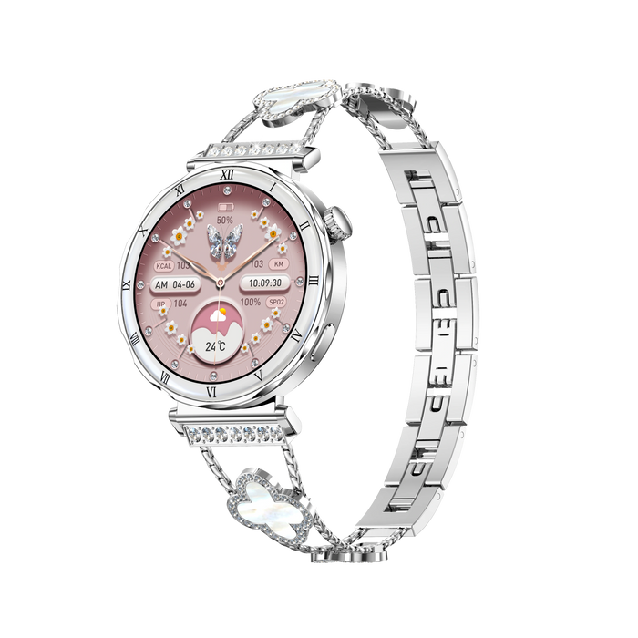Women's Smart Watch – 1.19-Inch AMOLED Full Touch Screen & Sports Tracker - Samanta Factory