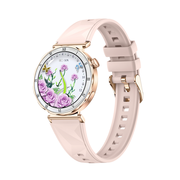 Women's Smart Watch – 1.19-Inch AMOLED Full Touch Screen & Sports Tracker - Samanta Factory