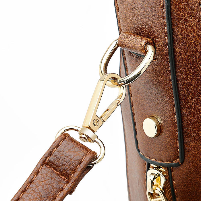 Luxury Faux Leather Hobo Handbag – Large Designer Women’s Tote Shoulder & Crossbody Bag SF