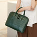 Leather Laptop Briefcase – Stylish Multi-Use Work Bag for Women SF