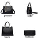 Women’s Shoulder Bag – Soft Leather Tote with Tassel Pendant - Samanta Factory